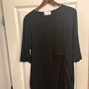 Mijeong Park SZ M black knee length dress w knot